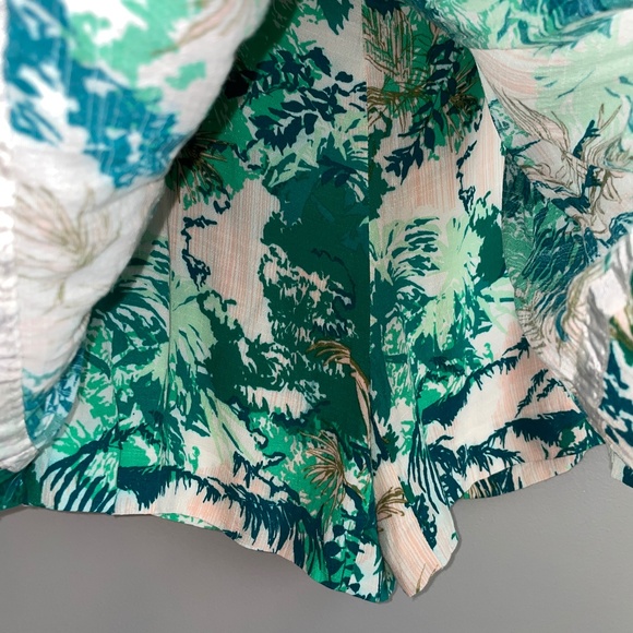 EUC Anthropologie Elevenses Tropical Floral Print Skort Size 4 - Picture 6 of 9